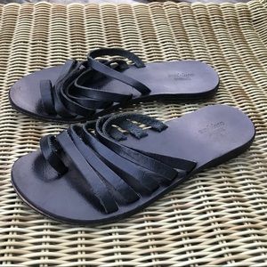 Urban Outfitters Black Multi Strap Sandals - 7